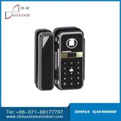 Sormenjälki älykäs lukko kehystetty liukuovi